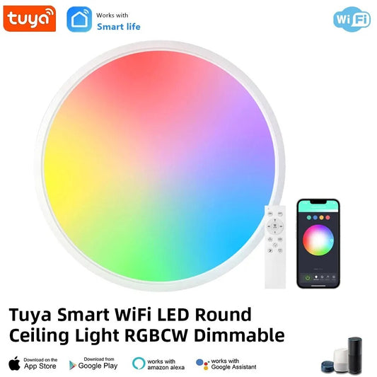 TUYA Smart WIFI LED Ceiling Light Round